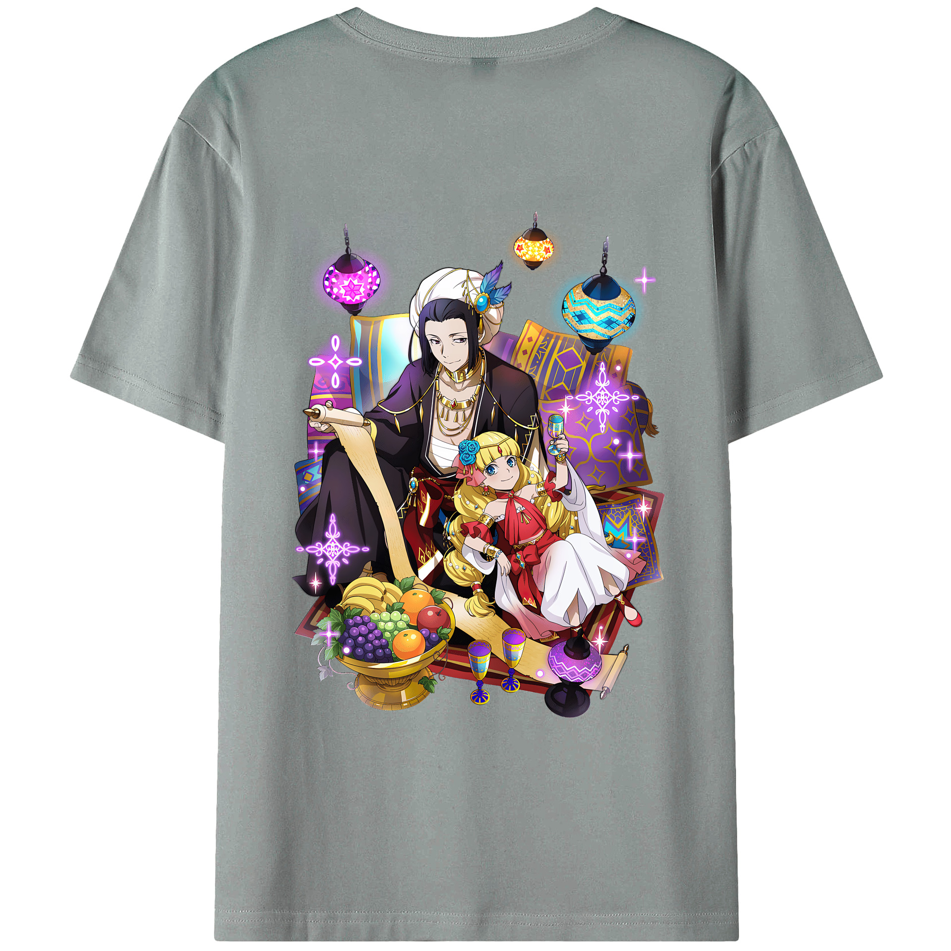 （画像用） 文豪ストレイドッグス Bungo Stray Dogs 綿100％ メンズ半袖Tシャツ（バックプリント） 通気性